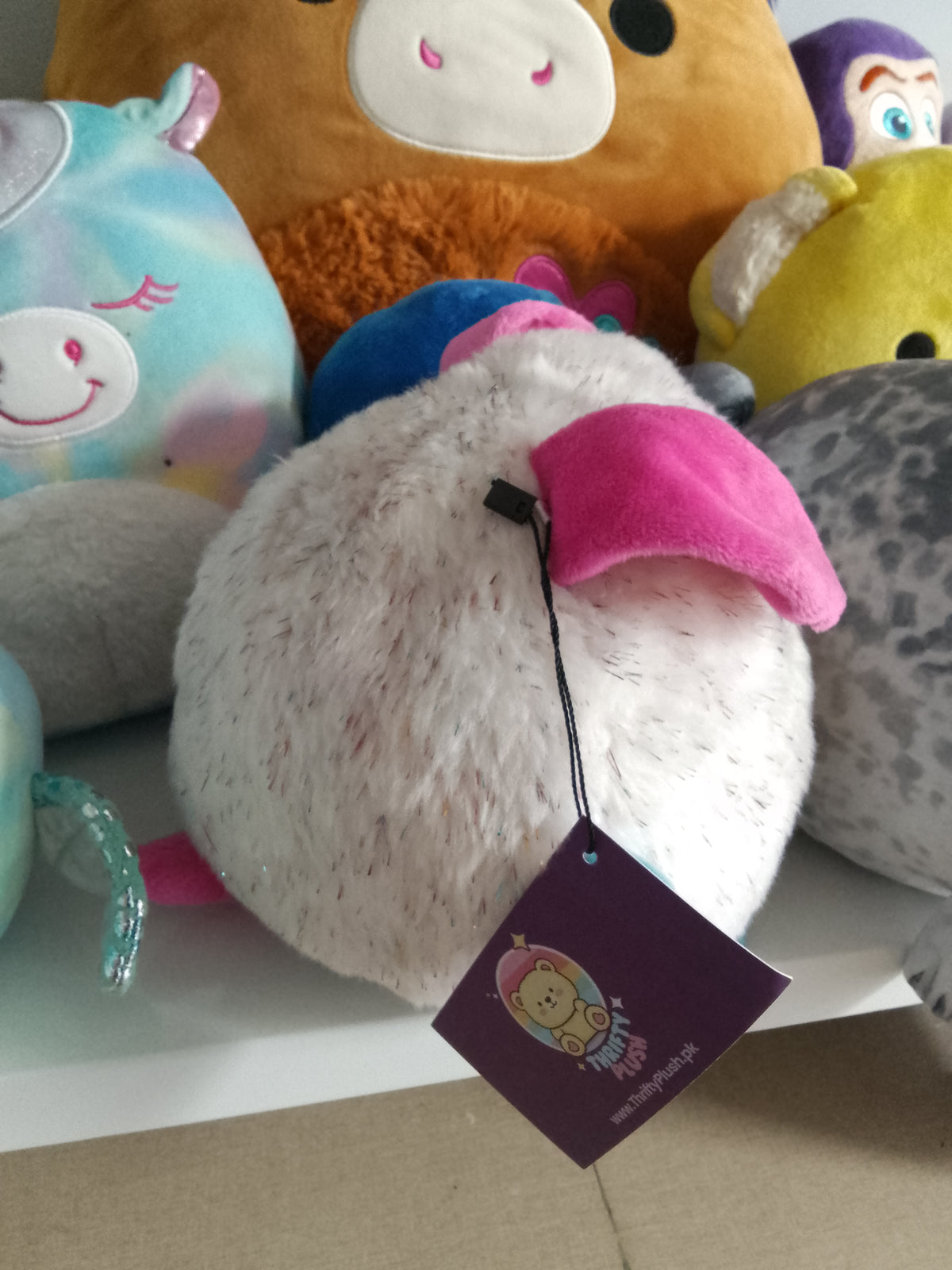 Pikmi Pops Jumbo "Espi the Shiny Dog" Plush toy.