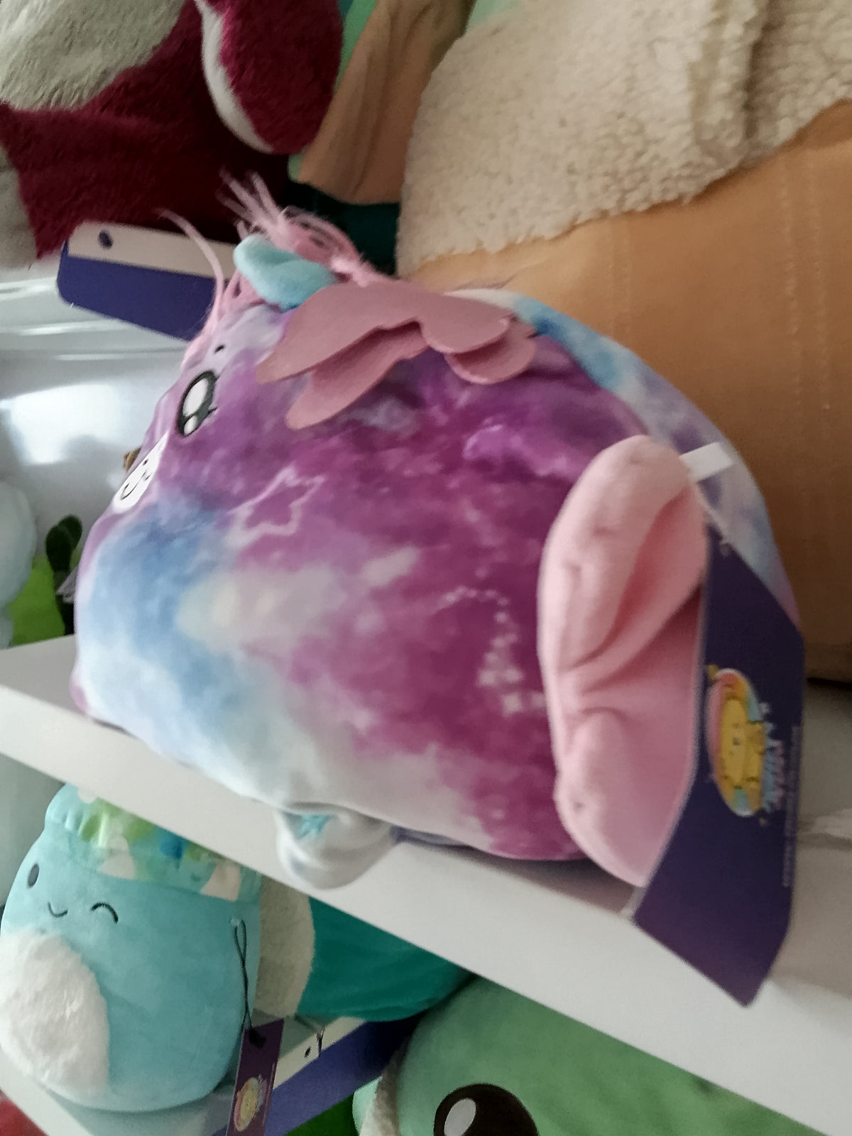Squishable Cotton Candy Baby Unicorn plush toy,