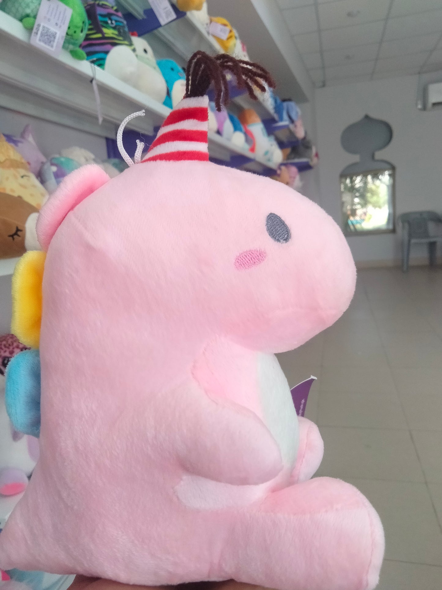 Miniso Kawaii Pink Dinosaur.