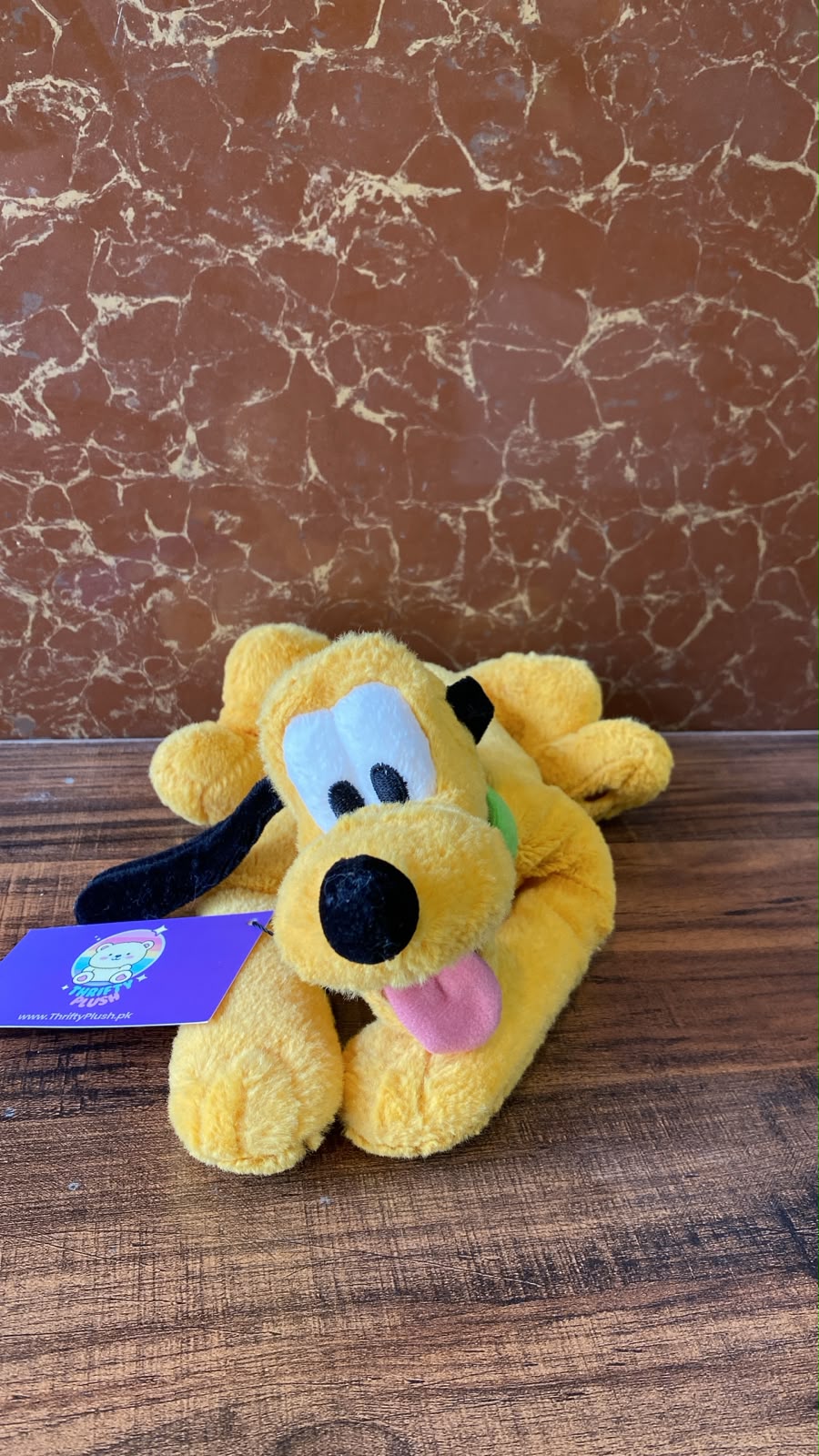 Disney Parks Pluto Laying Down Plush Toy