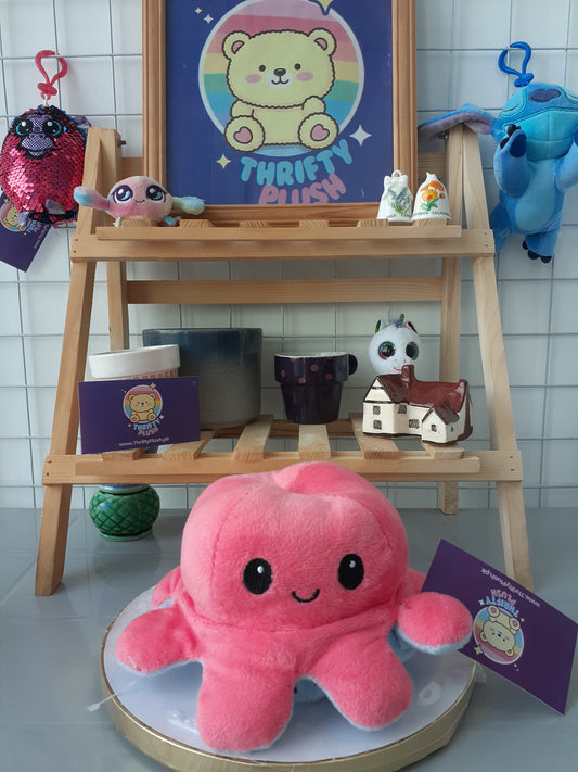 Reversible Octopus Plush Toy, 