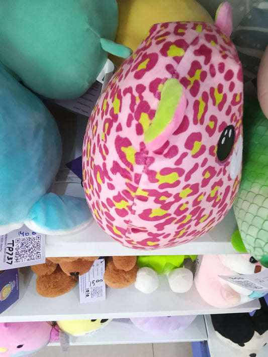 Ty Squish-a-Boos Lainey the Leopard Plush Cushion Pillow.