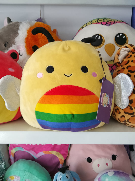 Squishmallow Sunny the Bee Rainbow Pride Edition plush toy