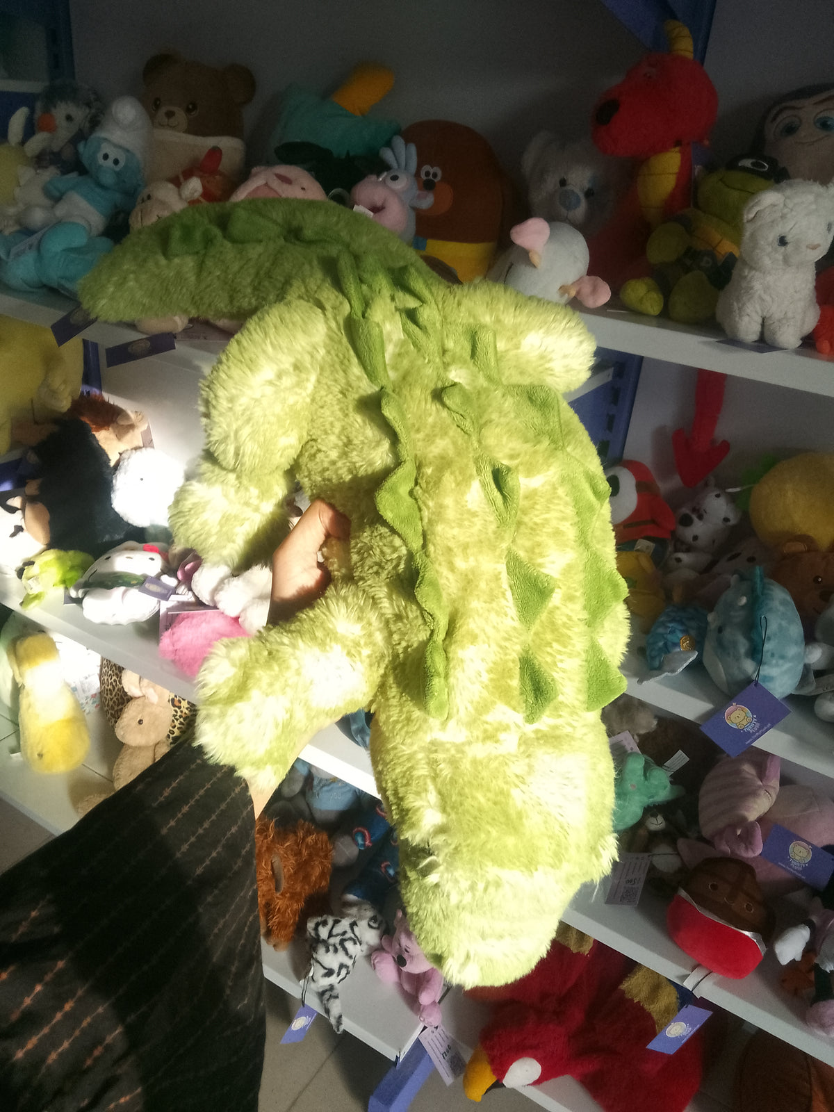 Alligator or crocodile plush toy