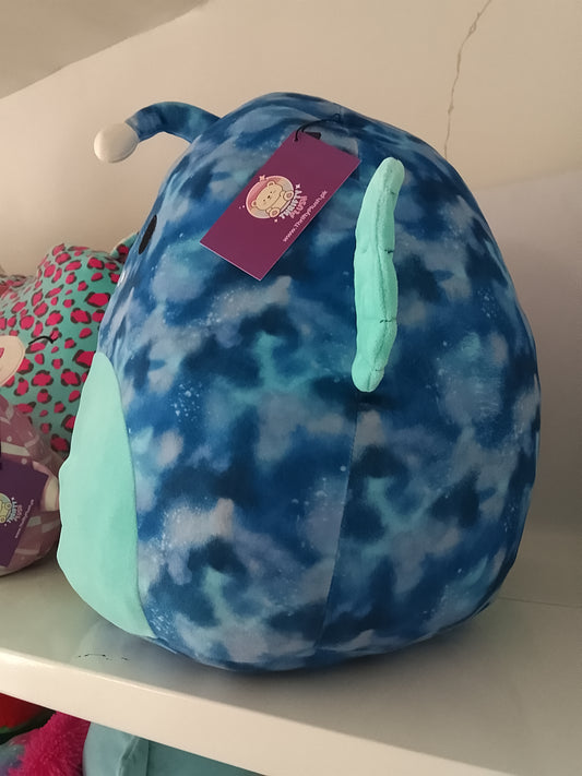 Squishmallows plush toy of Deezo the Anglerfish.