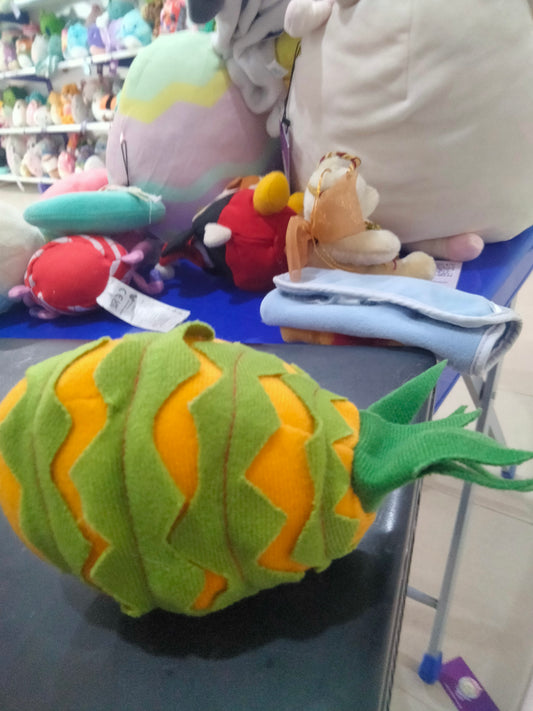 Pineapple soft toy.