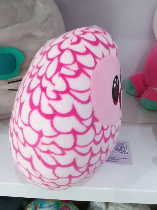 Ty Pinky Owl Squish-A-Boo plush pillow.