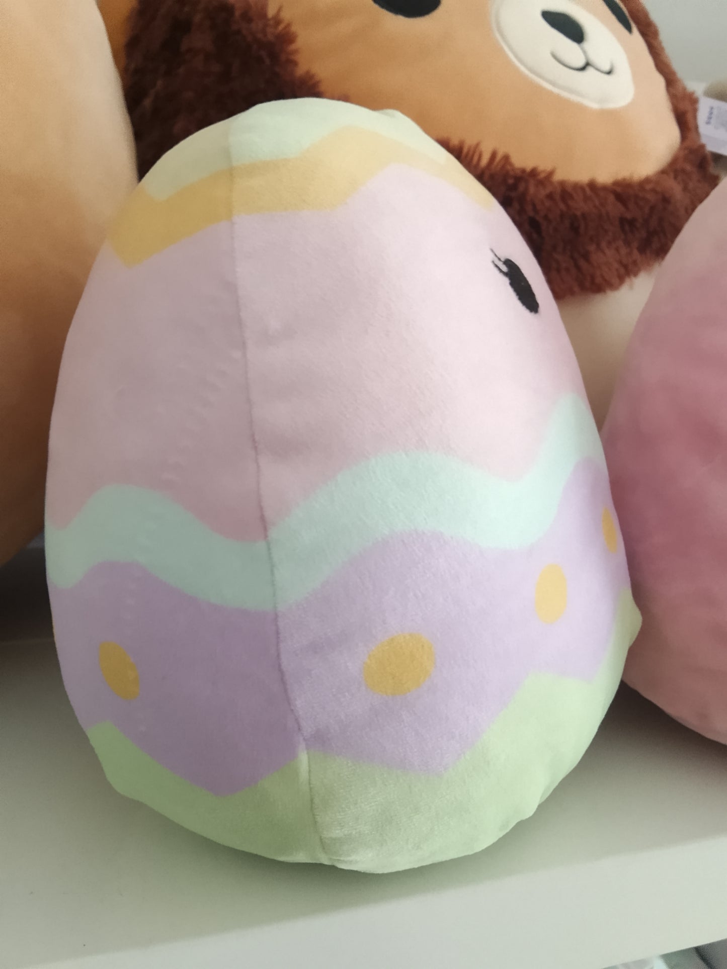 Squishmallows edie the Easter Egg plush toy.
