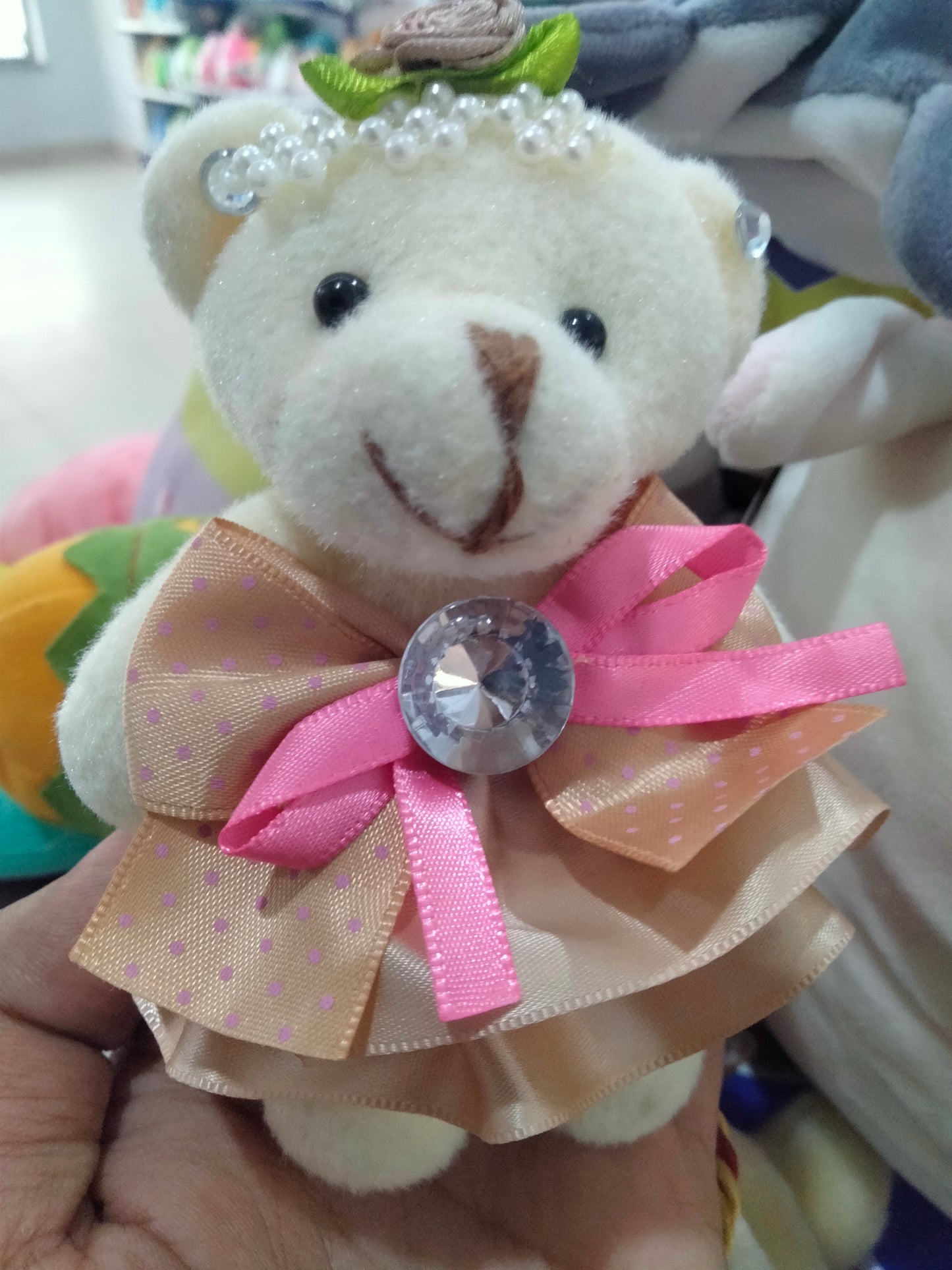 plush teddy bear keychain.