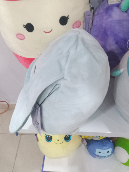 Squishmallows Bastian the Winking Blue Bunny plush toy.