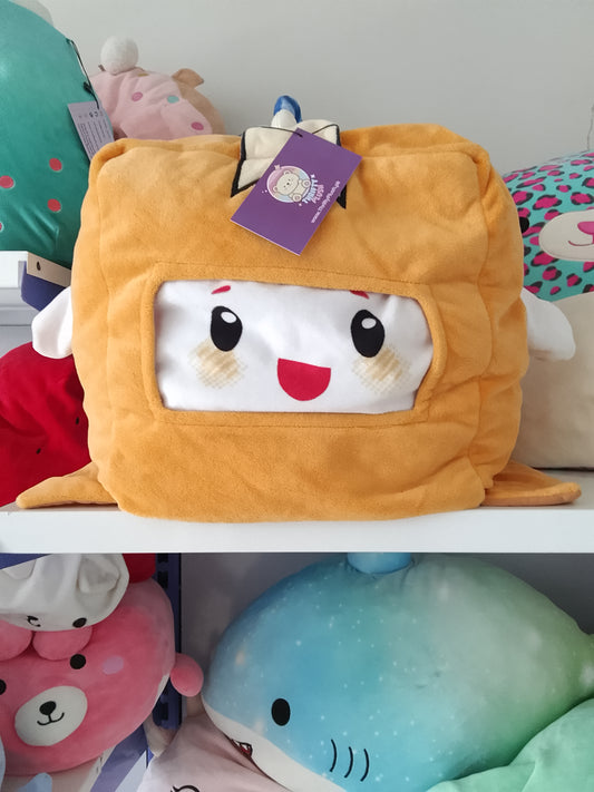 LankyBox Boxy plush toy.