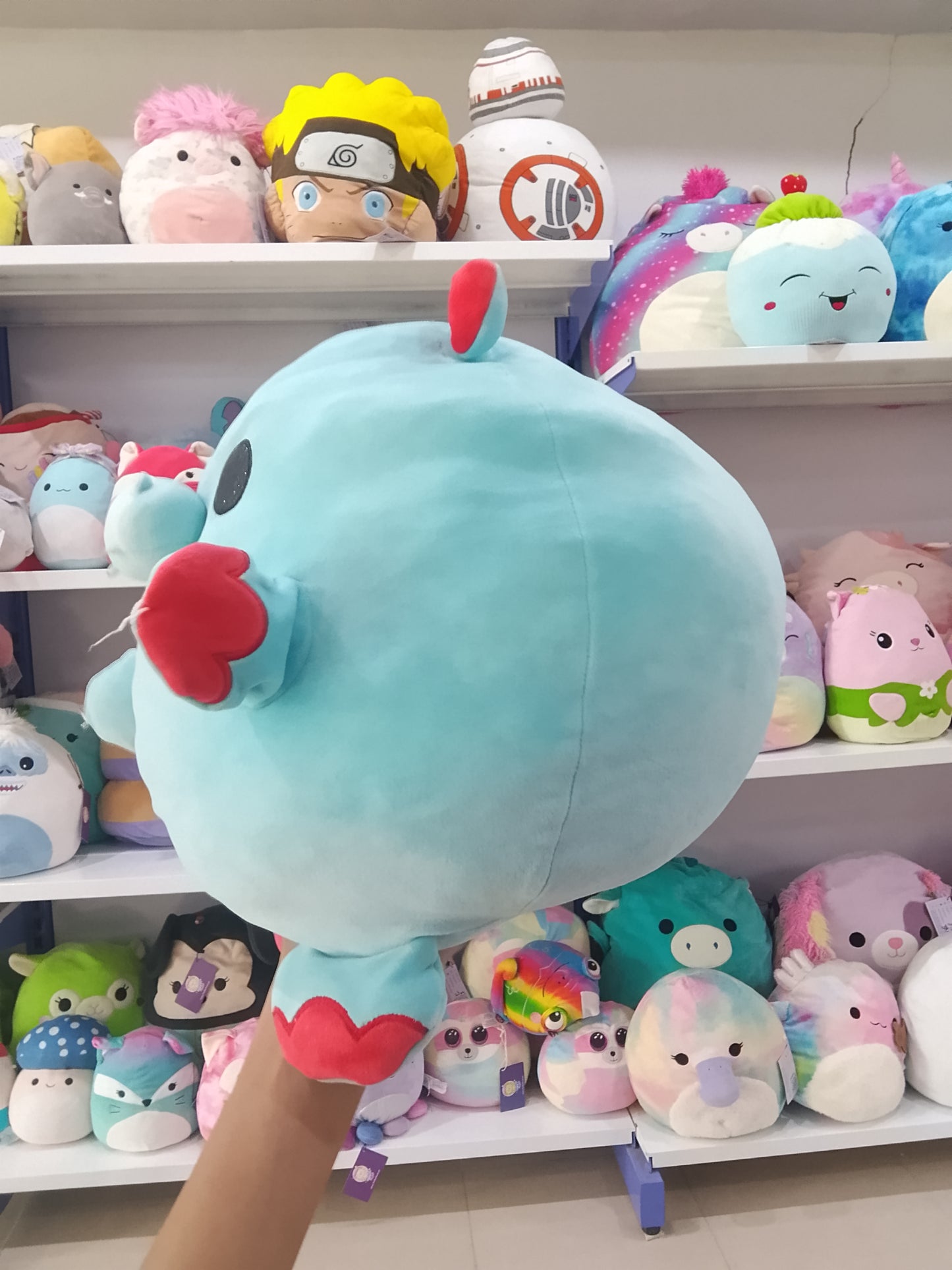 Hugh the Hippo.plush toy.