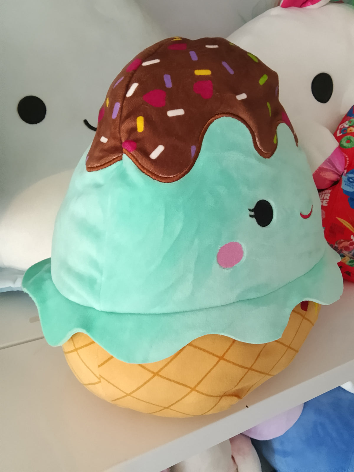 Squishmallows Maya the Mint Ice Cream Sundae plush toy