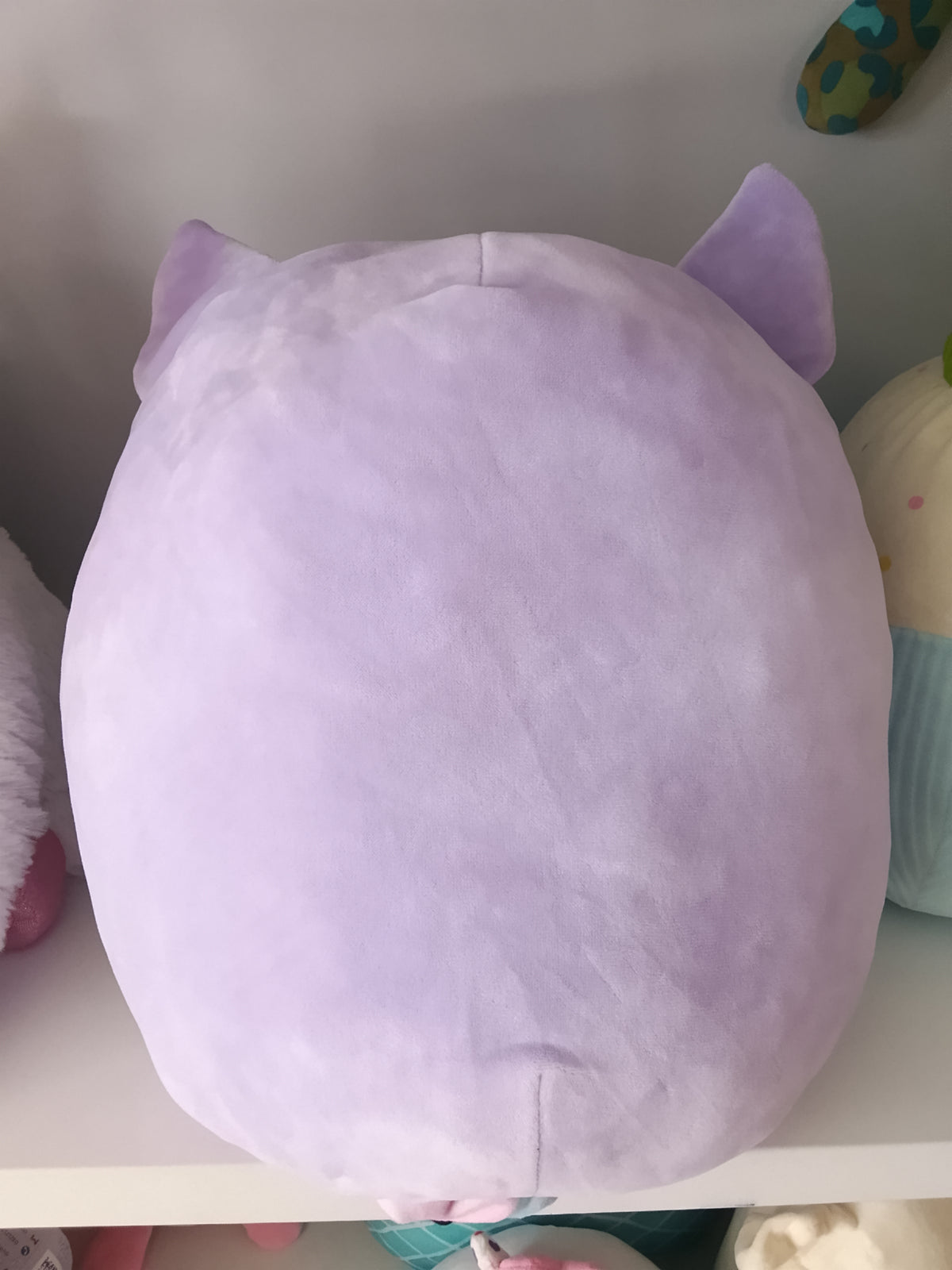 Squishmallows plush toy featuring Miranda the Purple Owl