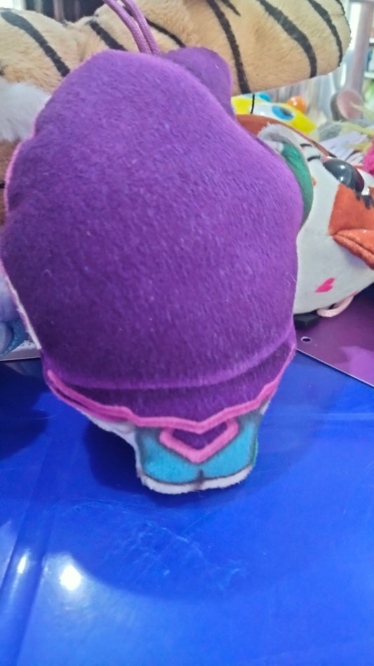 Happy Meal plush toy featuring Hello Kitty dressed.