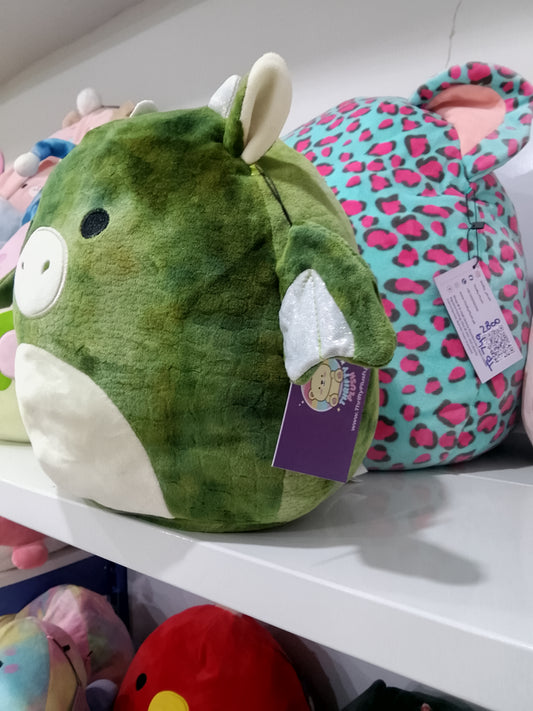 Squishmallows plush toy featuring Duke the Dragon.