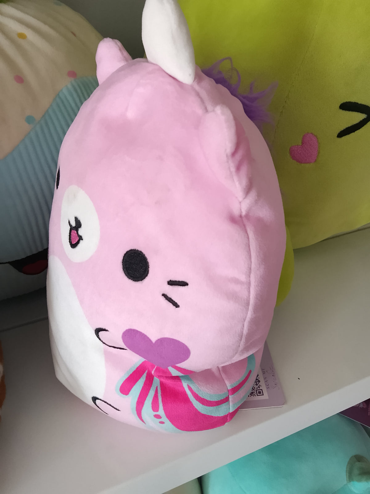 Pink Cats vs Pickles Twinkle Starlight unicorn cat plush toy.