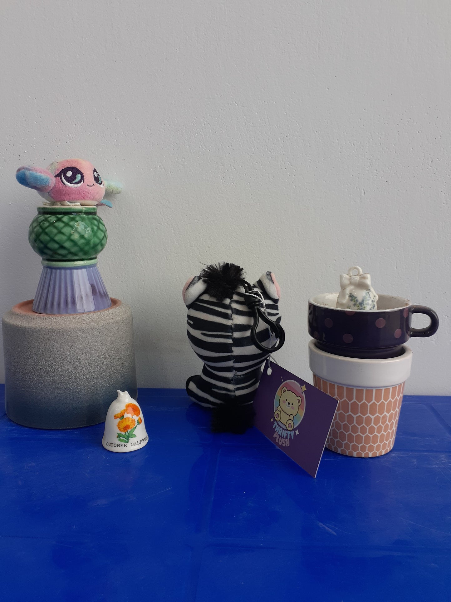 Squishi'mi Set of 6 Clip-On Keyring Scented Soft Toy Wild Animals 