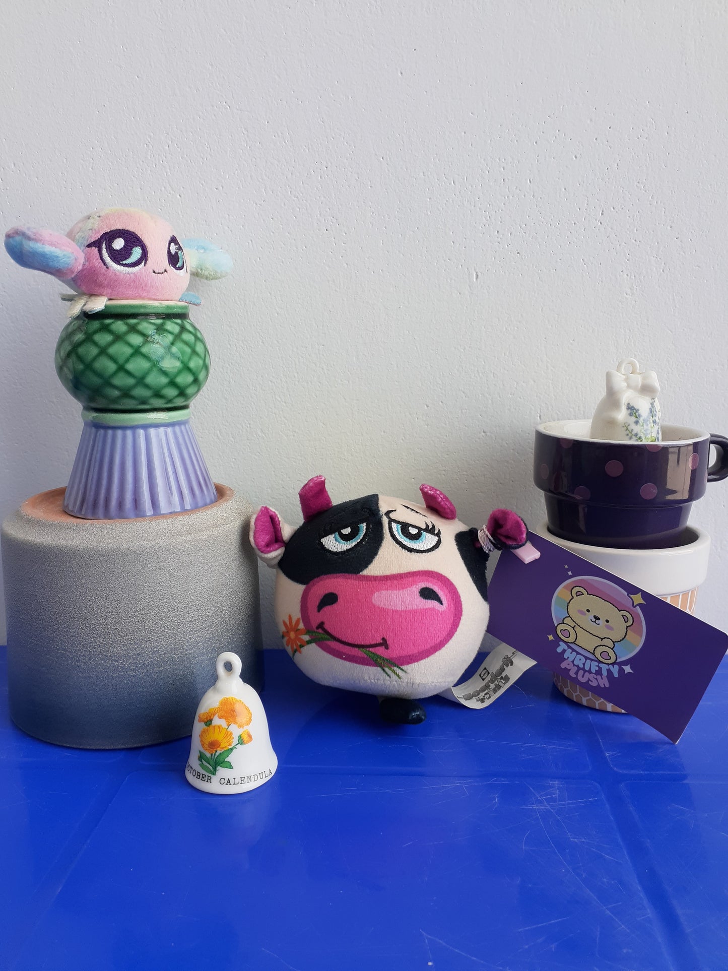 Plush Toy Named "Klara Koe" From The "Boerderij Mini's"