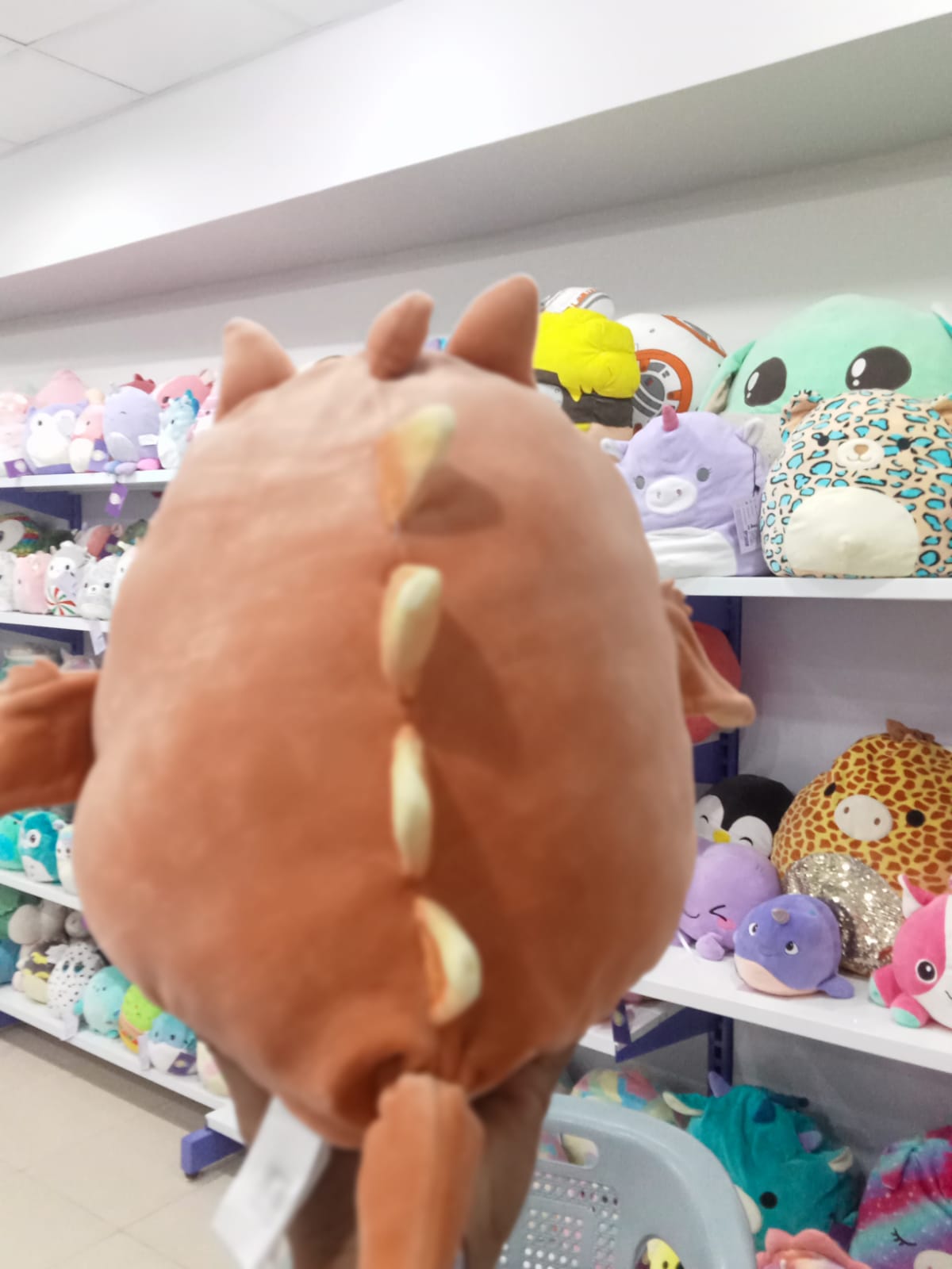 Squishmallows Godzilla Rodan plush toy.