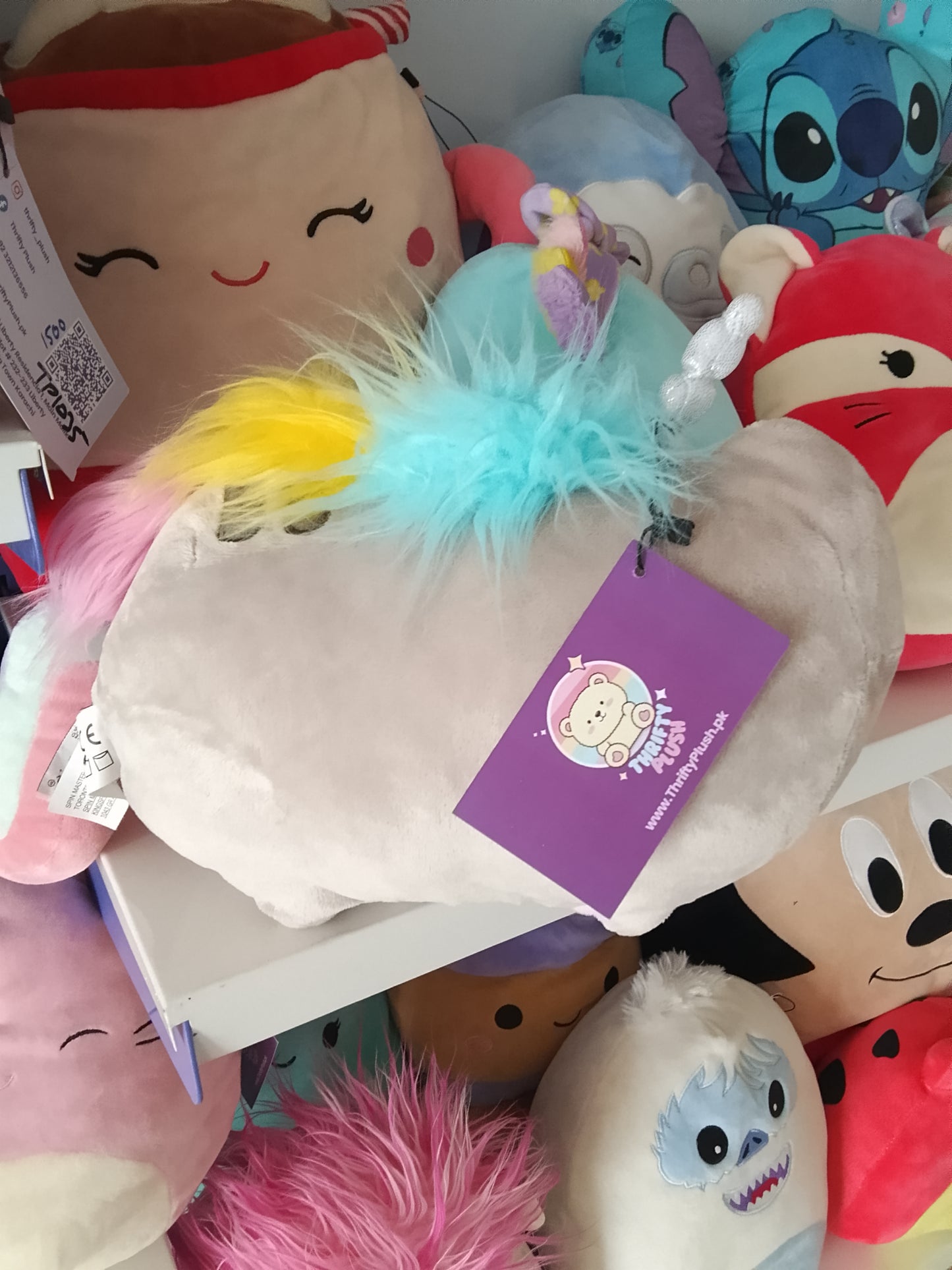 Gund Pusheenicorn plush toy.