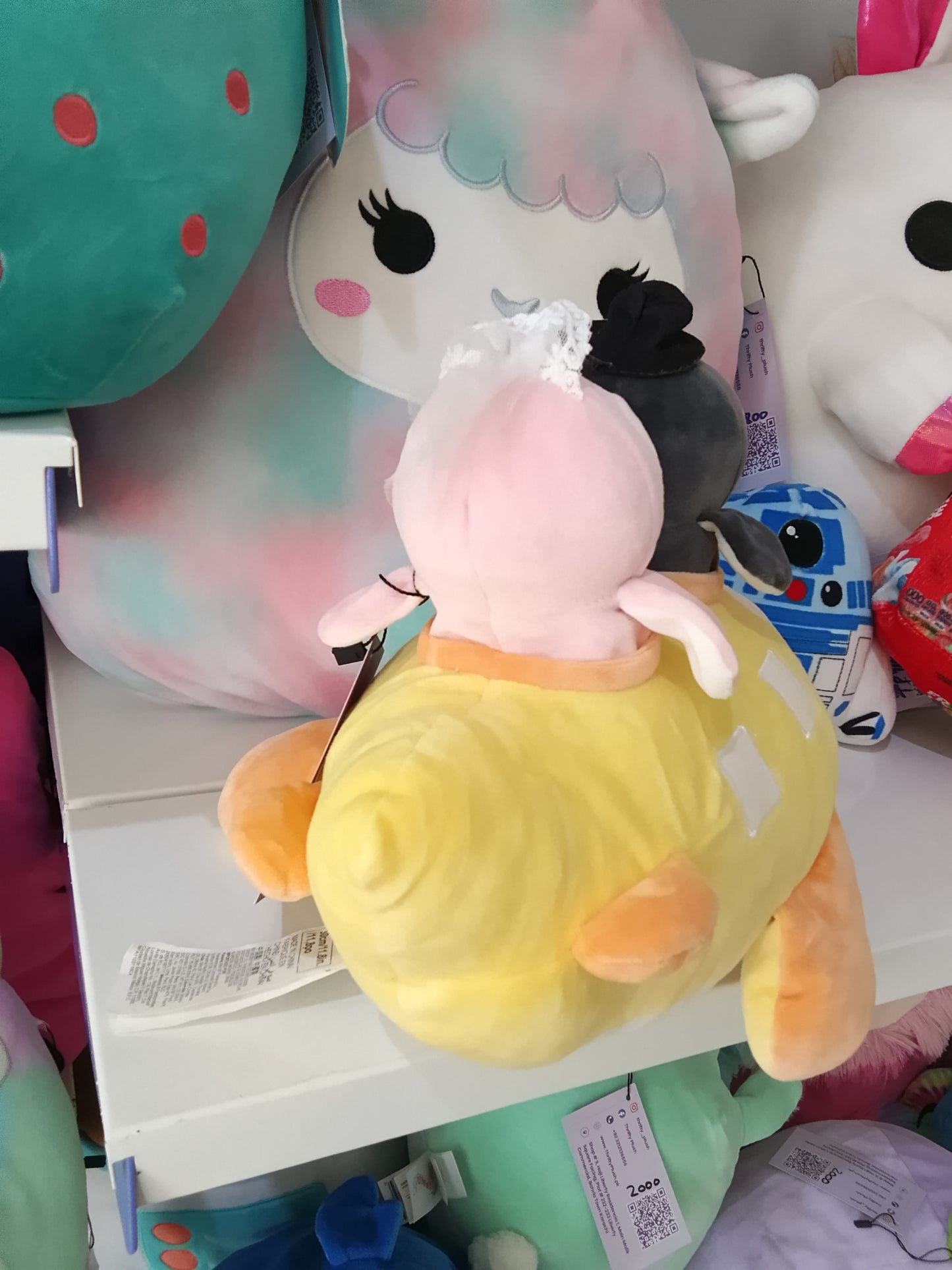 Miniso Travel Series Wedding Dress Penguin Airplane Plush Toy