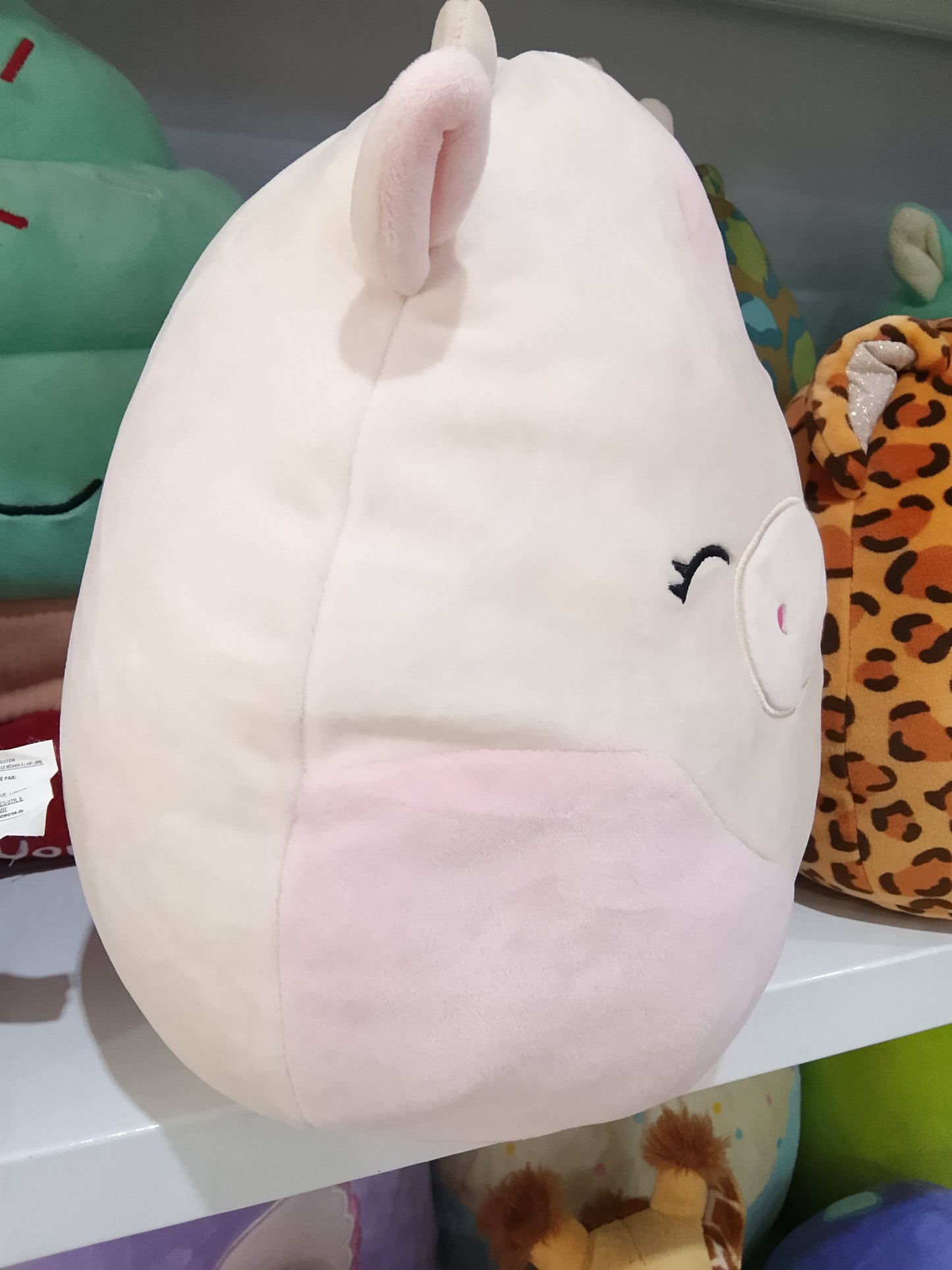 Squishmallows Caedyn the Cow plush toy.