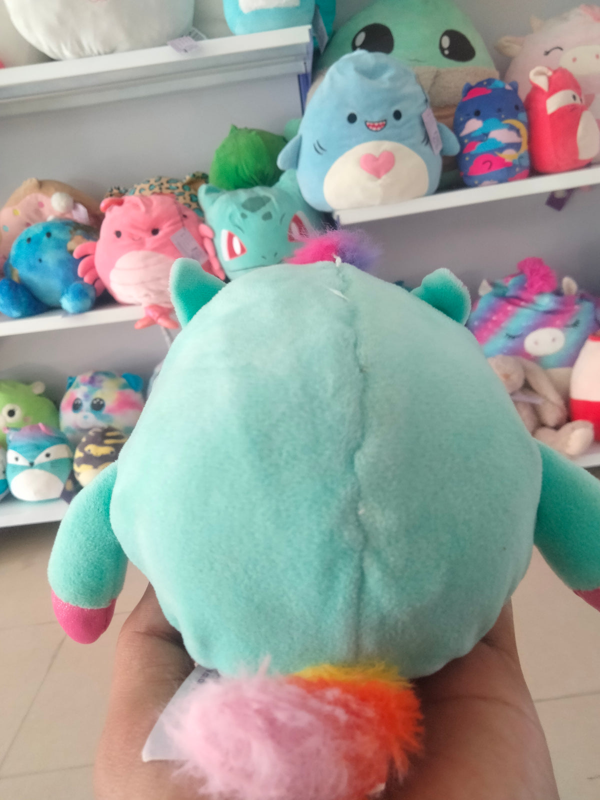 MushMeez Maya the Unicorn Moldable Plush.