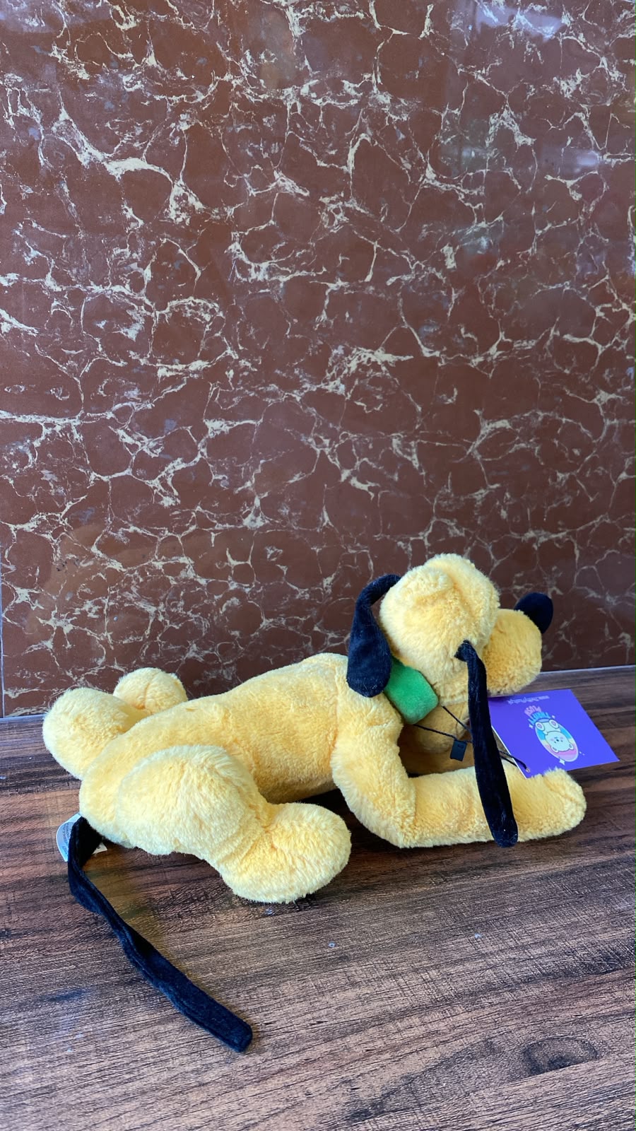 Disney Parks Pluto Laying Down Plush Toy