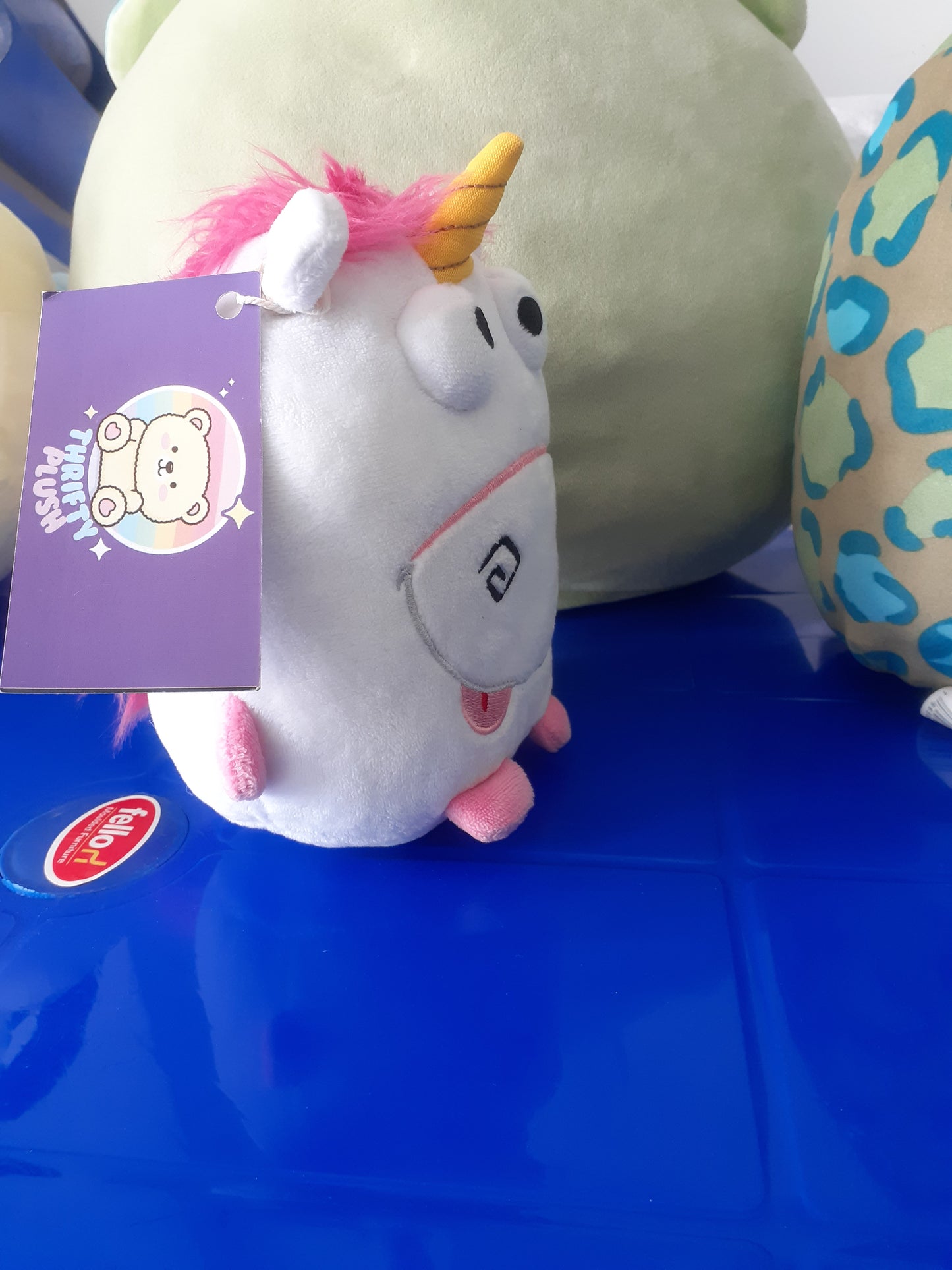 Minions Despicable Me Fluffy Unicorn Plush Toy