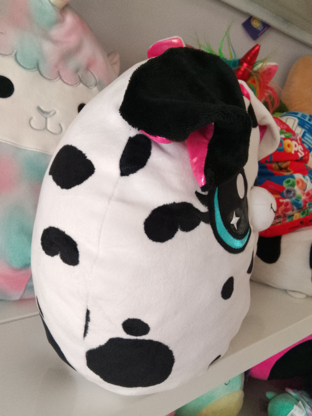 Zuru Coco Surprise Coco Squishy stuffed animal, specifically Bingo the Dalmatian.