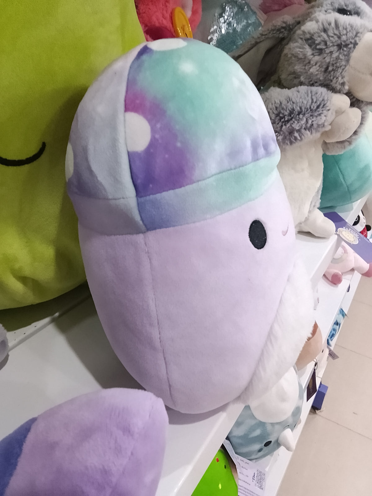 Squishmallows Minya the Mushroom plushie toy.