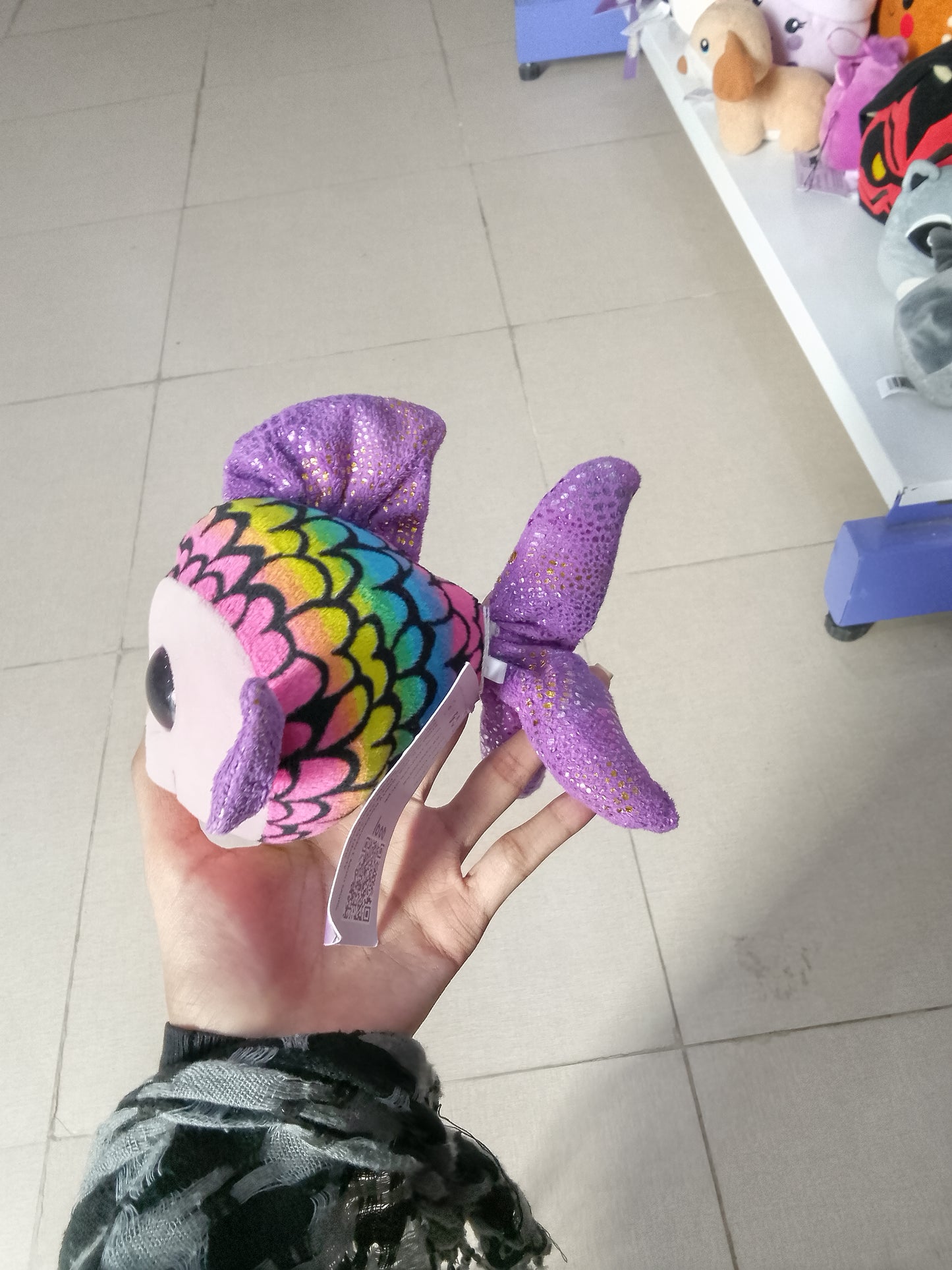 Flippy, a fish from the Ty Beanie Boos collection.