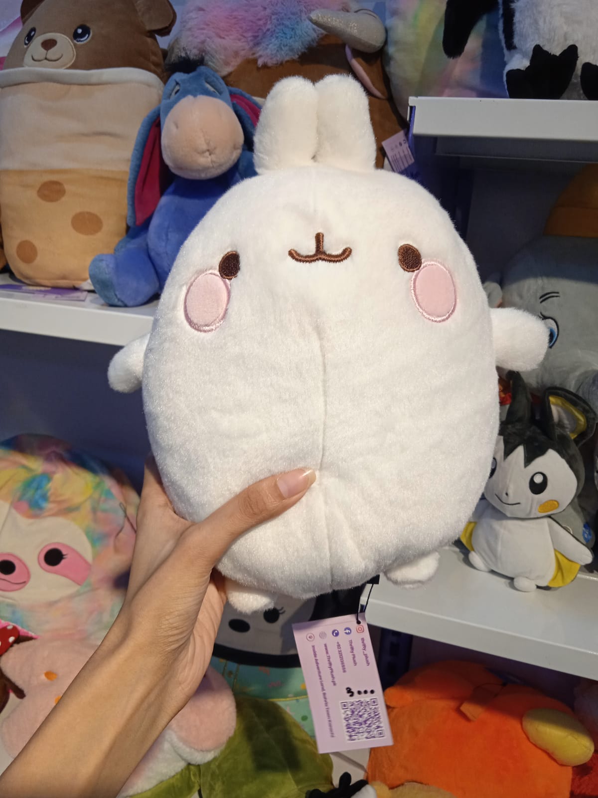 Molang the Bunny Plush Toy.