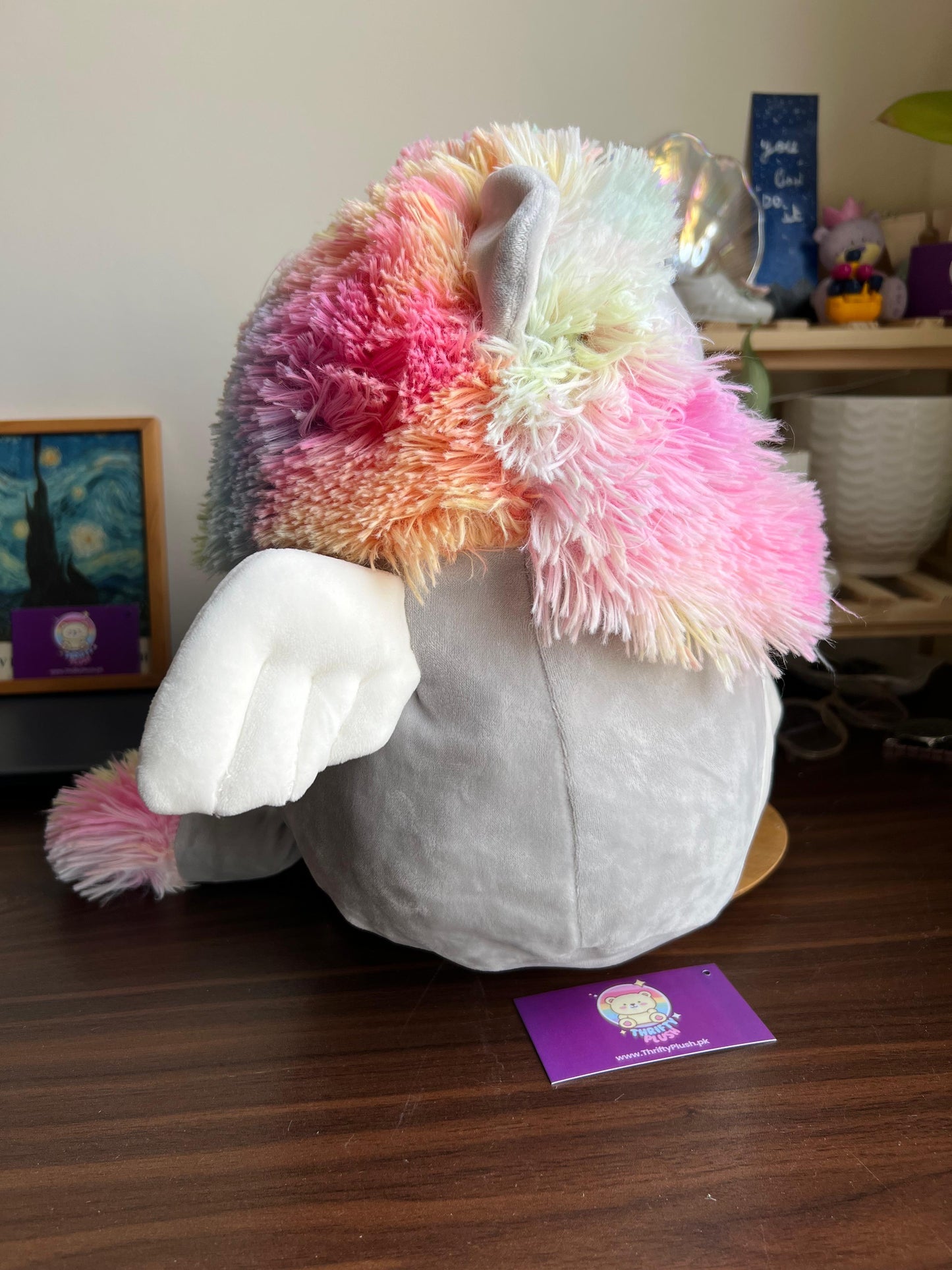 Squishmallows Original 8-Inch Leonari The Rainbow Lion - Official Jazwares Plush Squishy Lion Stuffed Animal Toy