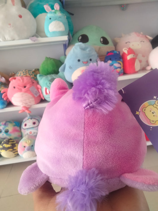 Reversible unicorn plush toy,