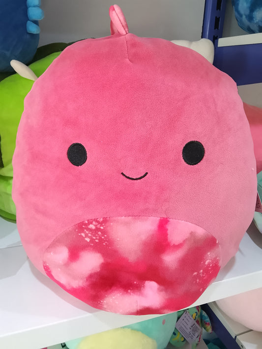 Squishmallows plush toy featuring the character Poleena the Red Dinosaur.
