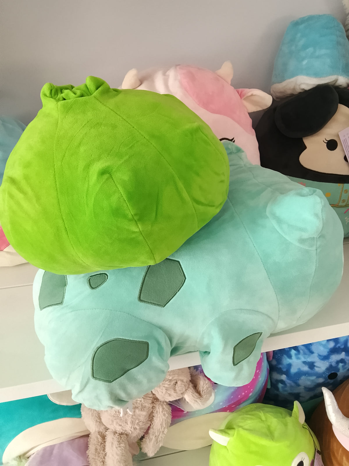 Pokémon Bulbasaur jumbo plush toy, Jazwares or the Pokémon Center.