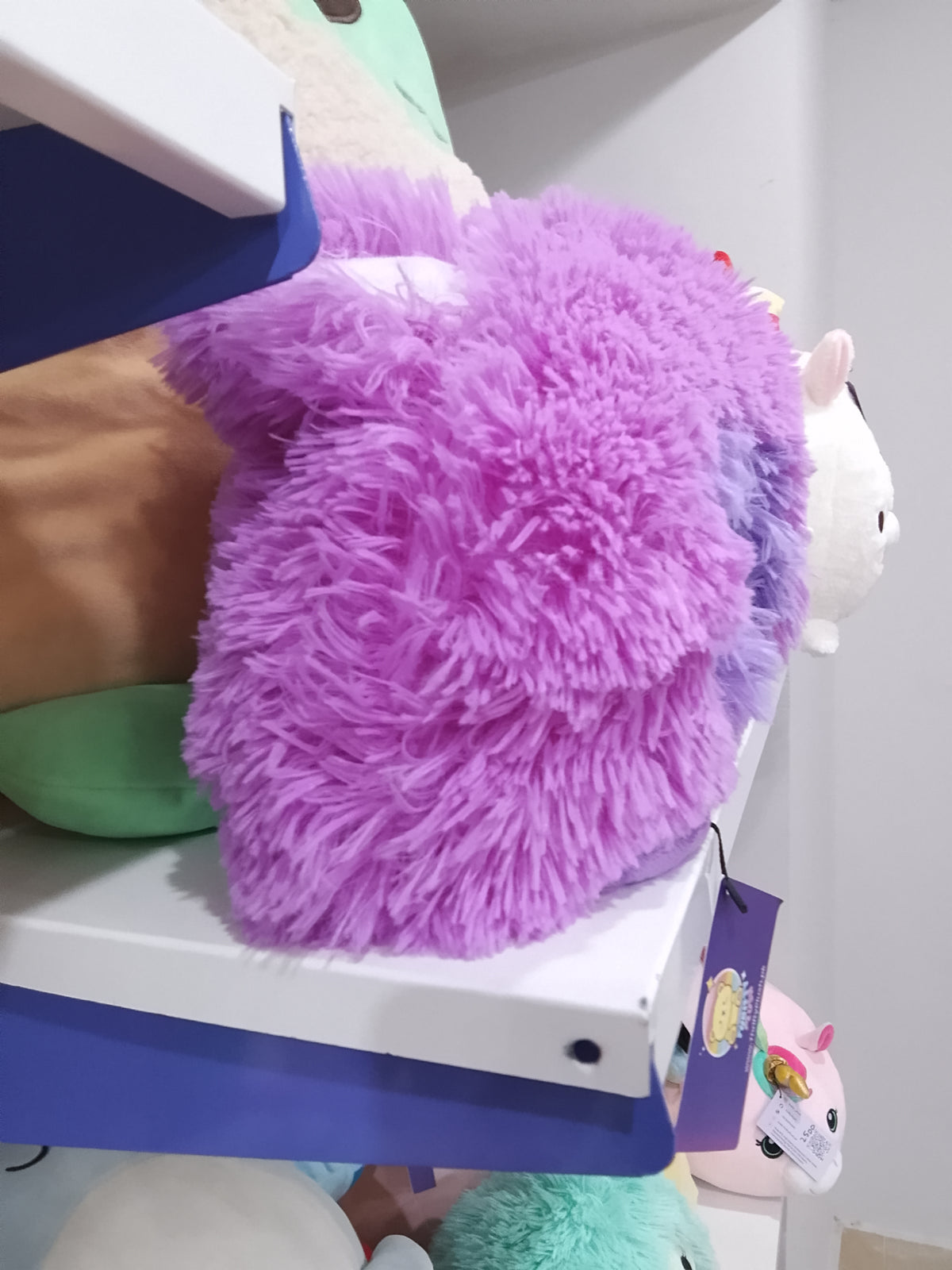 Cinnabun the Bunny purple plush toy.