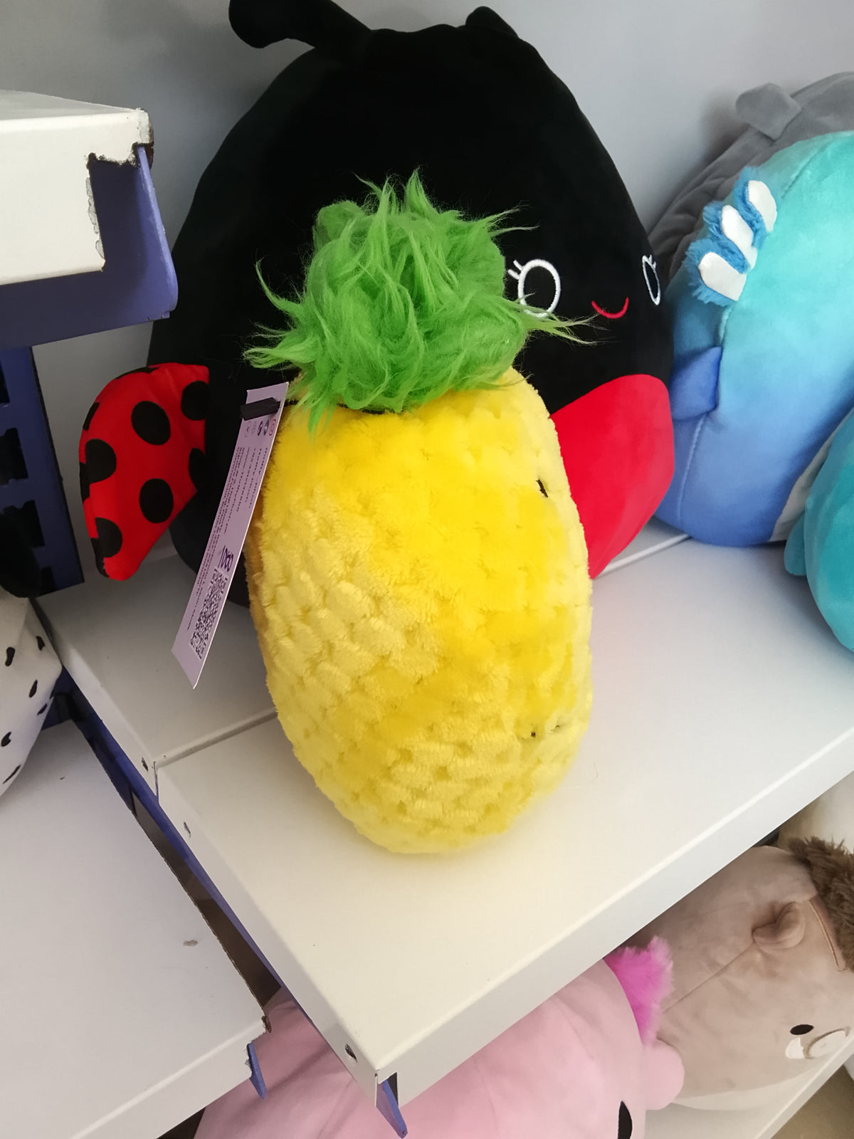 Fine-Apple plush toy, positive handmade crochet or knitted Plush toy.