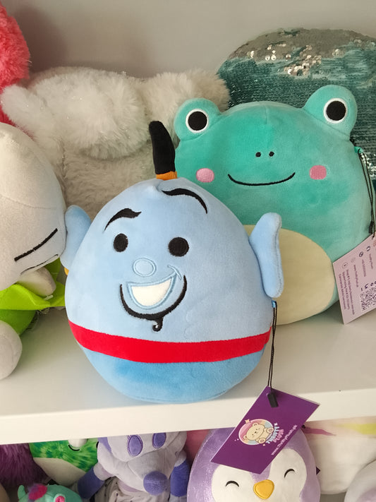 Squishmallows Disney Genie plush toy.