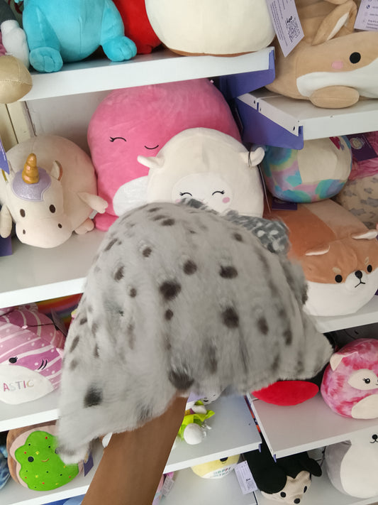 Rhode Island Novelty plush stingray stuffed animal with a smaller baby stingray attached.
