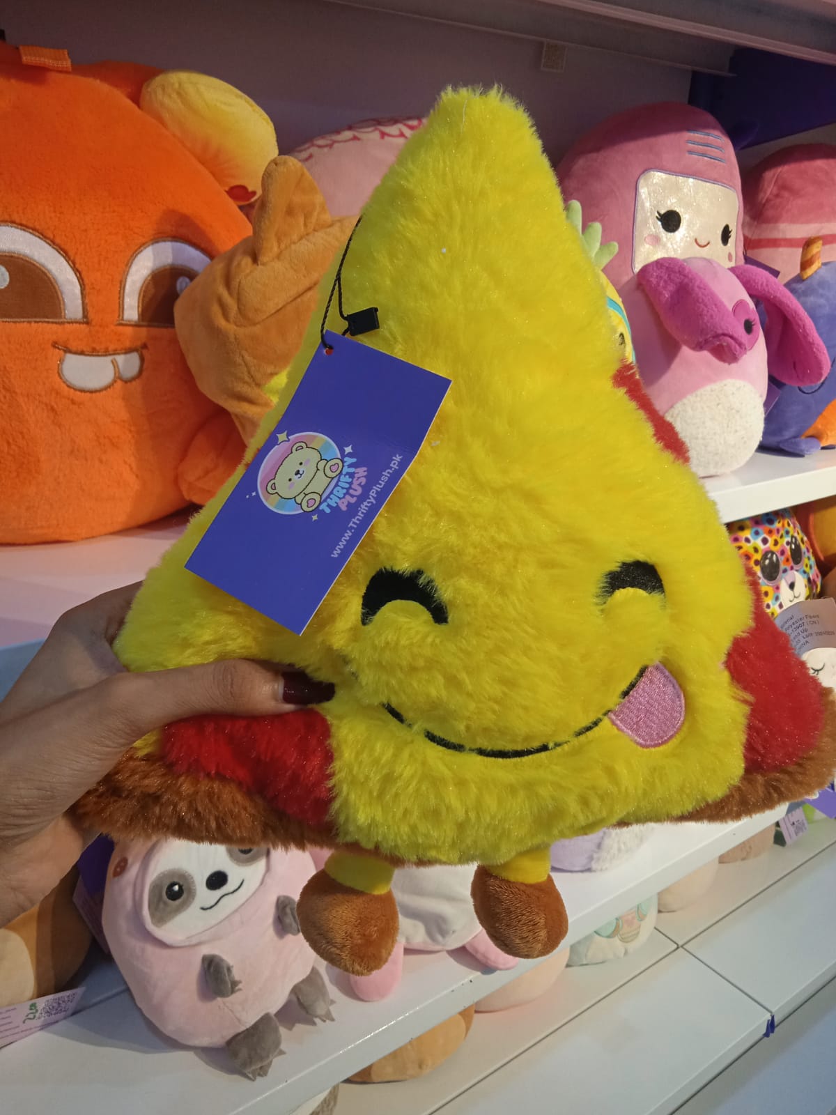 Pizza Piece Plush Toy