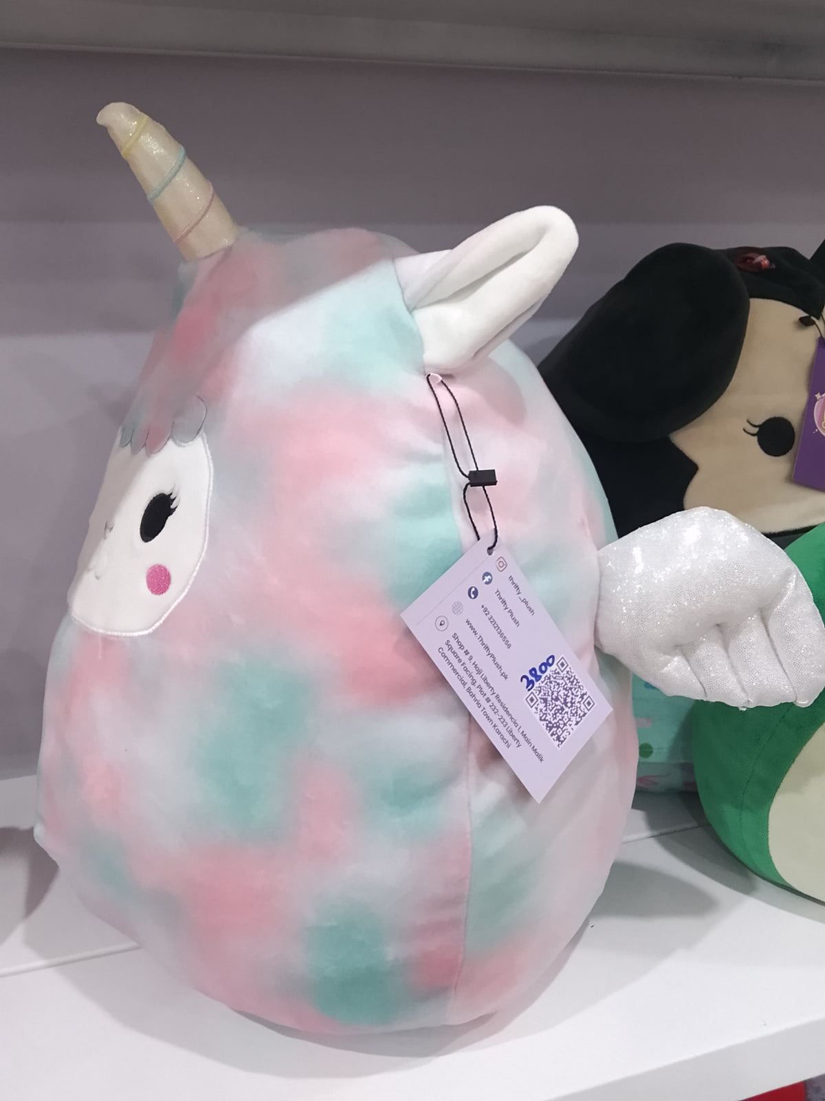 Squishmallows Winona the Rainbow Llama Pegacorn plush toy