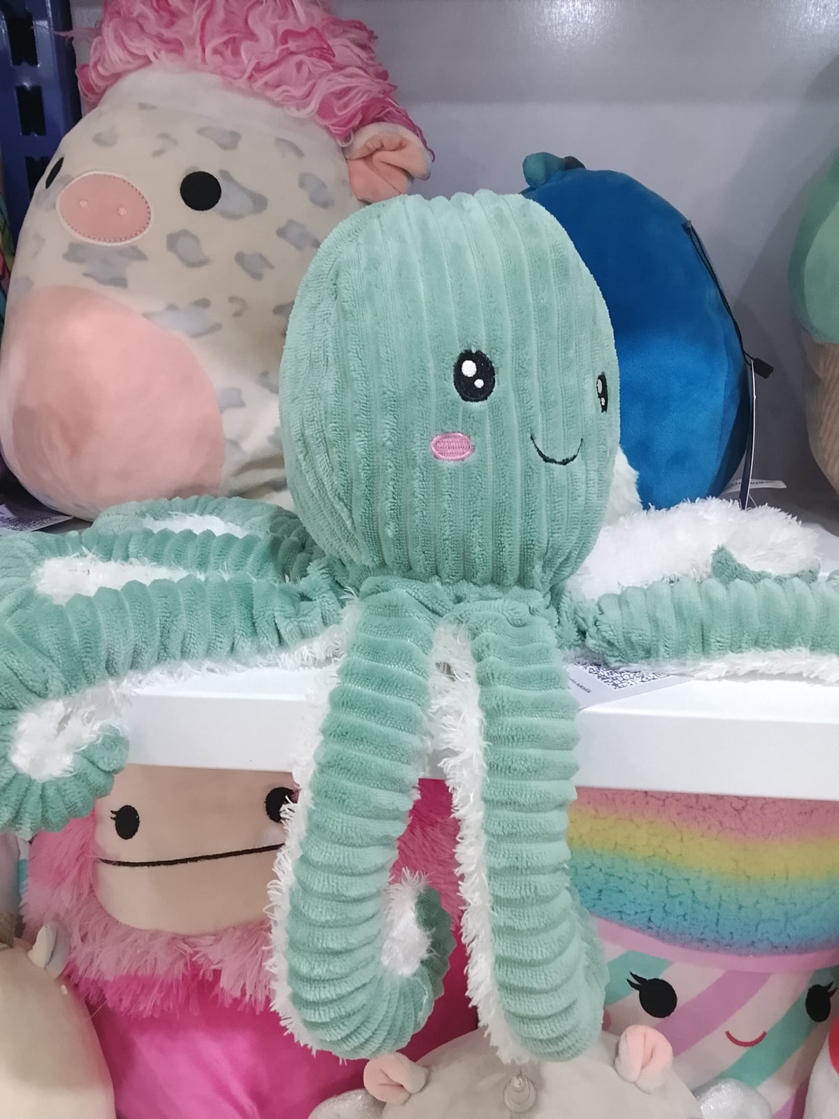 Green Spark Plush Octopus Toy