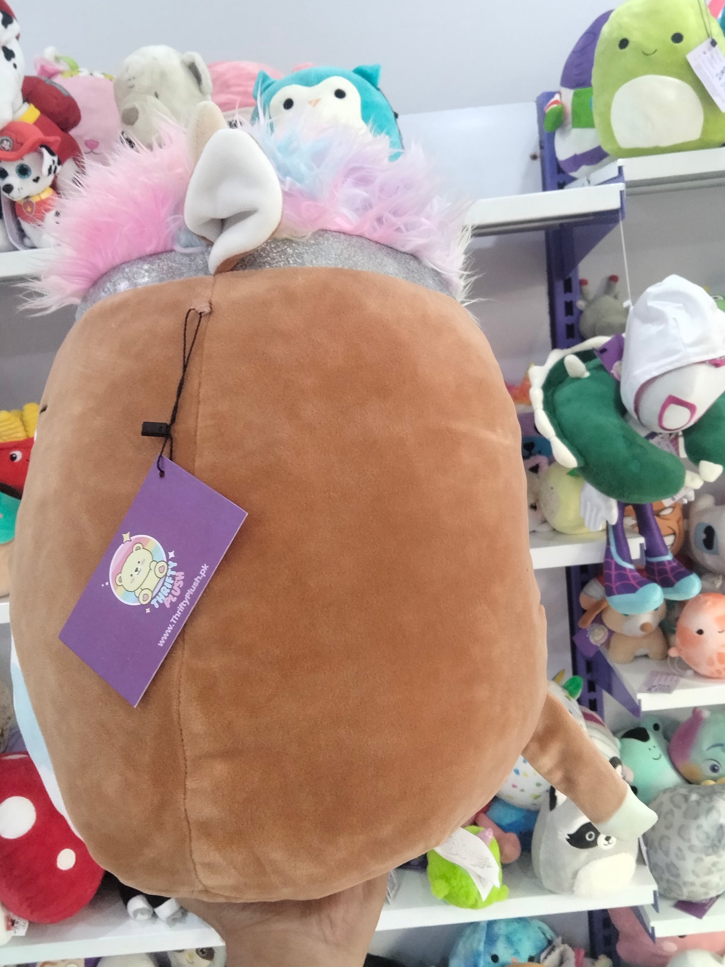 Squishmallows 14-inch Griella the Cow plush