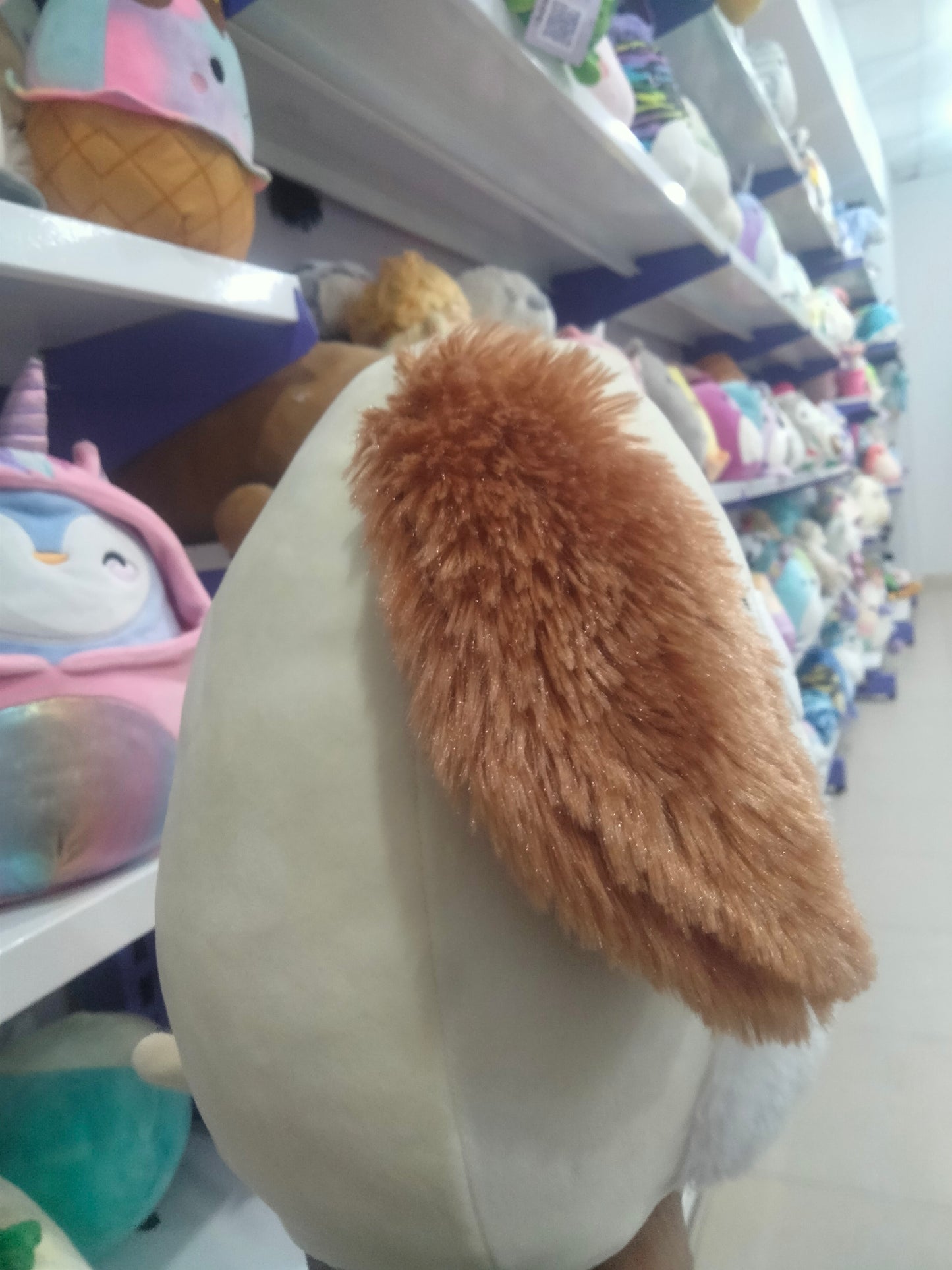 Squishmallows plush toy featuring Harris the Dog