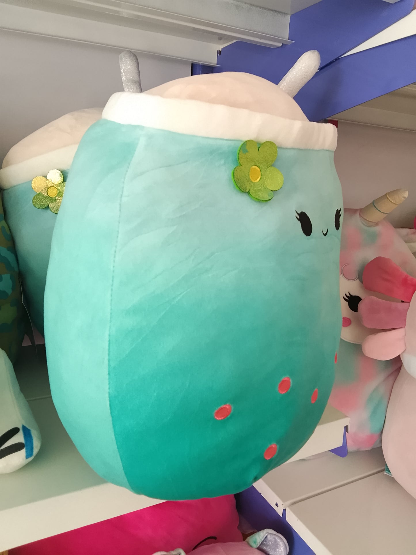 Squishmallows plush toy, specifically model Jakarria the Boba Tea