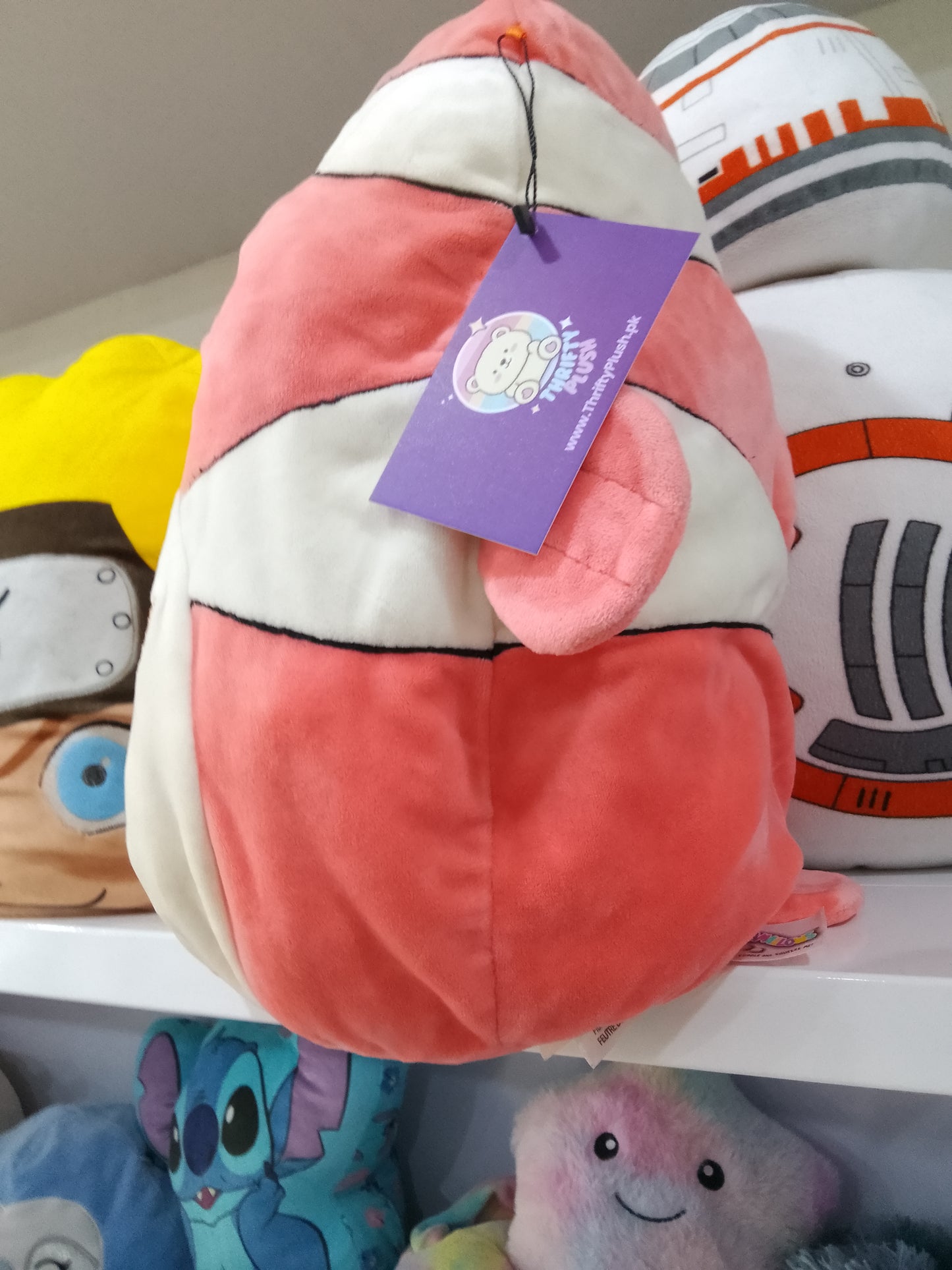 Squishmallows Ricky the Clownfish Plush toy.