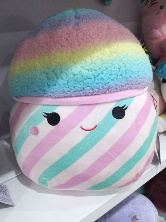 Squishmallow Plush Toy Based On A Snow Cone Character.